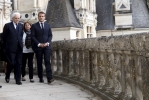Mattarella e  Macron al Castello di Chambord