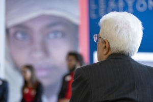 Il Presidente Sergio Mattarella al Museo MAXXI – Museo Nazionale delle Arti del XXI secolo di Roma,in occasione della cerimonia di celebrazione del centenario di “Save the Children”. 

