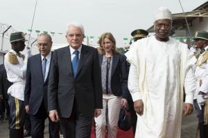 Il Presidente Sergio Mattarella visita la sede dell'Impresa Sociale Ferrero Camerun 