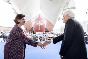 
Intervento del Presidente Mattarella alla cerimonia di varo della nave Landing Helicopter dock " Trieste "
