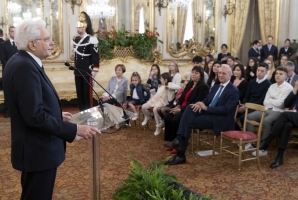 Intervento del Presidente Mattarella alla Cerimonia di premiazione degli studenti vincitori del concorso "I doveri della Costituzione"