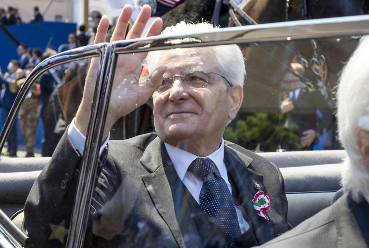  Il Presidente della Repubblica Sergio Mattarella in occasione della Rivista Militare per la Festa Nazionale della Repubblica