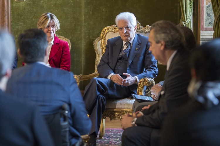 Il Presidente Sergio Mattarella in occasione della celebrazione 