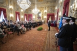 Cerimonia di consegna dei Premi “Presidente della Repubblica” per gli anni 2016 e 2017 dell’Accademia Nazionale dei Lincei, dell’Accademia Nazionale di San Luca e dell’Accademia Nazionale di Santa Cecilia.