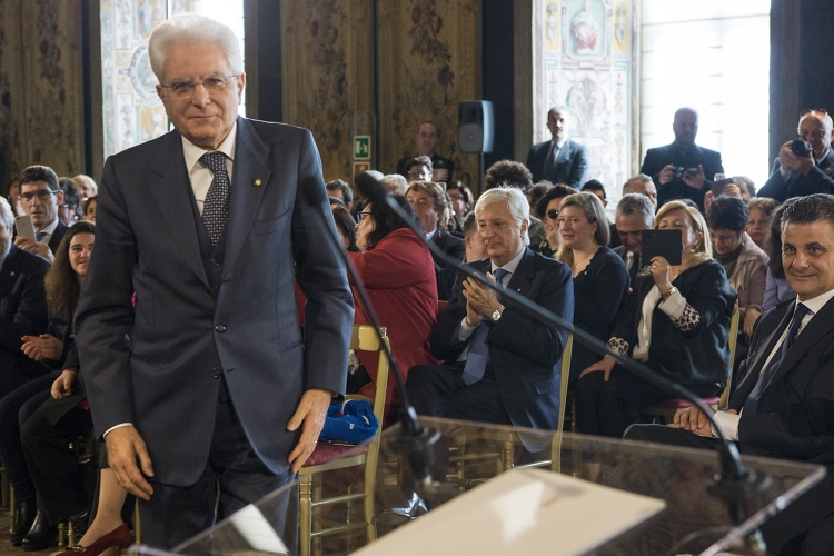 Il Presidente Sergio Mattarella in occasione 