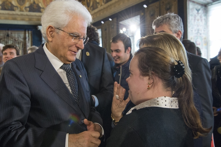  Il Presidente Sergio Mattarella in occasione della "Giornata Nazionale delle persone con disabilità intellettiva"