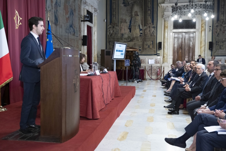 La Schola Cantorum dell'Accademia Nazionale di Santa Cecilia in occasione della presentazione della Relazione annuale dell'Autorità garante per l'infanzia e l'adolescenza 