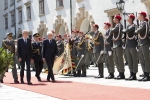 Visita di Stato nella Repubblica d'Austria - Cerimonia di benvenuto. Inni, Onori militari e presentazione delegazioni