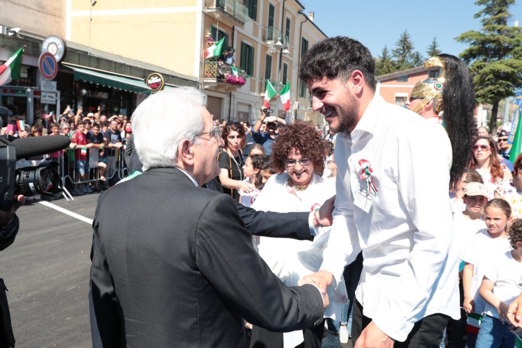 Il Presidente Mattarella a Tagliacozzo