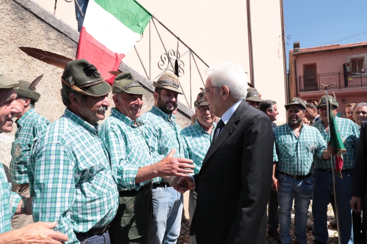 Il Presidente Mattarella a Scurcola Marsicana