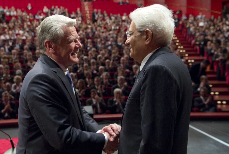 Mattarella e Gauck