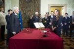 Giuramento del Ministro senza portafoglio Alessandra Locatelli