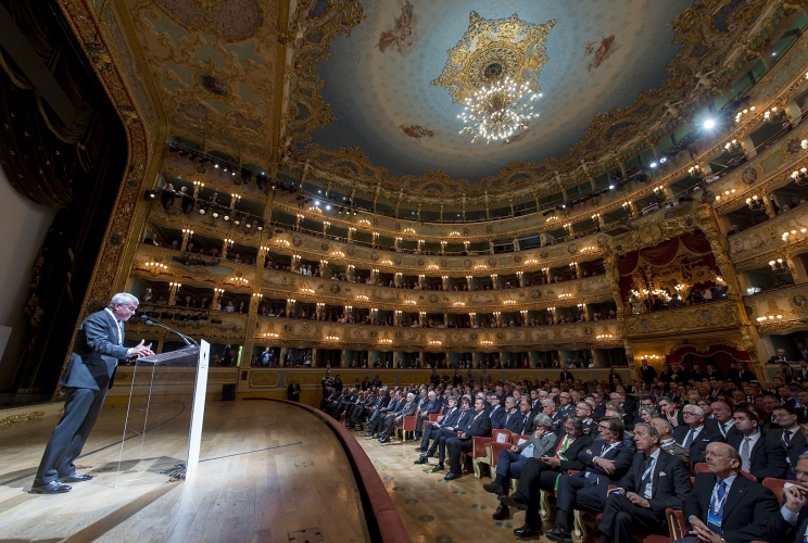 Il Presidente Sergio Mattarella al Teatro La Fenice 