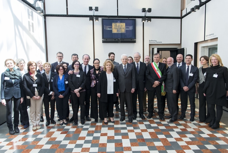 Il Presidente Sergio Mattarella alla Fondazione Querini Stampalia