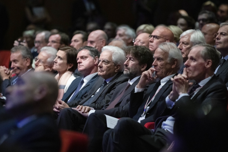 Il Presidente Sergio Mattarella alla cerimonia 150° anniversario dell’Associazione Italiana Editori

