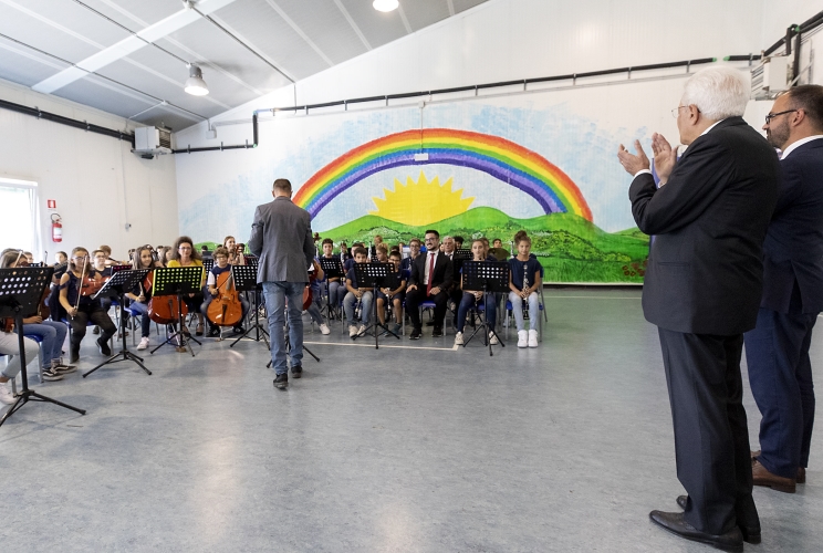 Il Presidente della Repubblica Sergio Mattarella in occasione dell’inaugurazione dell’anno scolastico 2019/2020
