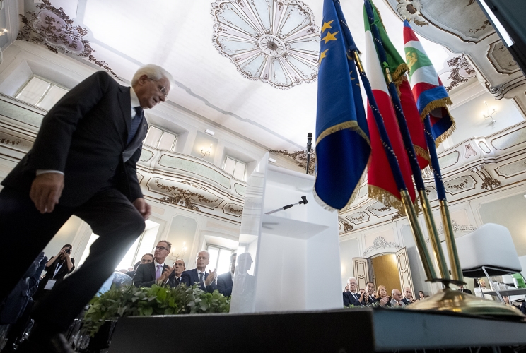 Il Presidente della Repubblica Sergio Mattarella in occasione del Forum ISPI 2019 "Il Futuro del Multilateralismo"