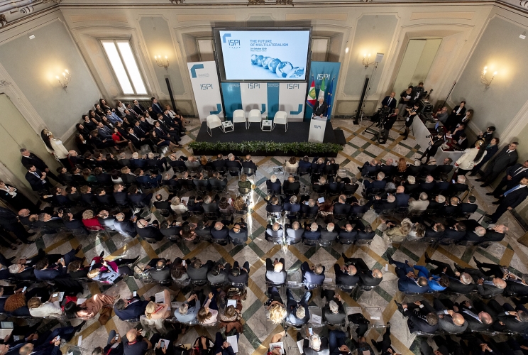 Il Presidente della Repubblica Sergio Mattarella in occasione del Forum ISPI 2019 "Il Futuro del Multilateralismo"