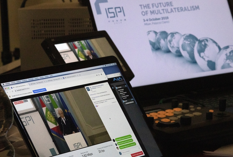 Il Presidente della Repubblica Sergio Mattarella in occasione del Forum ISPI 2019 "Il Futuro del Multilateralismo"