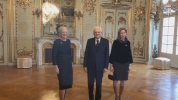 Incontro del Presidente Mattarella con la Regina Margherita II