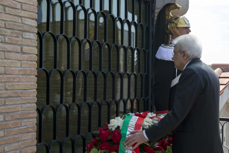 Il Presidente Sergio Mattarella in visita privata a Torrita Tiberina
