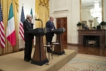 Conferenza stampa congiunta del Presidente Mattarella e del Presidente Trump