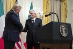 Intervento del Presidente Mattarella al ricevimento offerto dal Presidente Trump