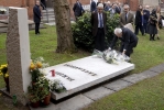 Il Presidente Mattarella rende omaggio alla tomba del Sen. Benigno Zaccagnini