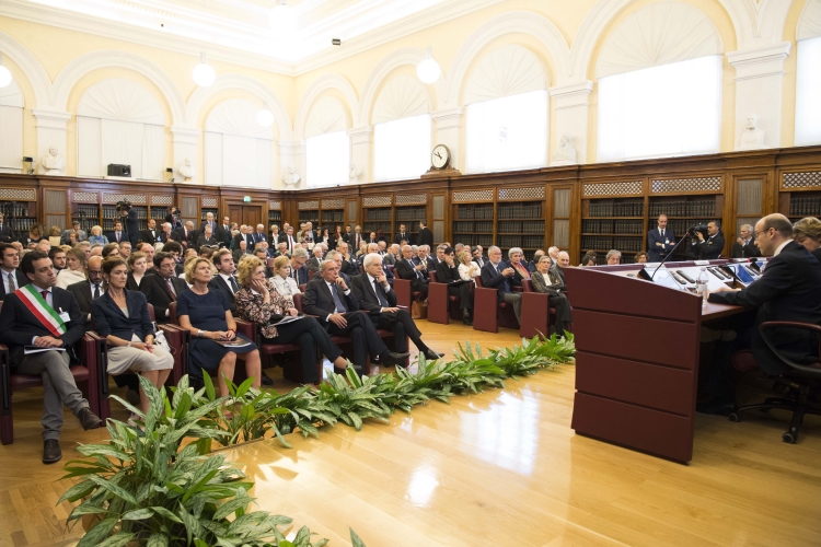 Il Presidente Sergio Mattarella in occasione del convegno “Ricordando Luciano Lama a vent’anni dalla scomparsa” 