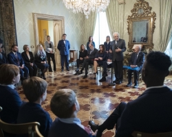 Il Presidente Mattarella incontra Presidente e  Direttore Generale del Comitato Italiano per l’UNICEF