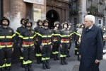 Il Presidente Mattarella alla celebrazione dell’80° anniversario di fondazione del Corpo Nazionale dei Vigili del Fuoco