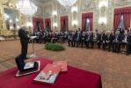 Il Presidente Mattarella incontra una delegazione di partecipanti alla Conferenza SIOI - Centro Internazionale Nizami Ganjavi
