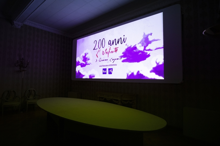 Il Presidente Sergio Mattarella alla presentazione del prodotto editoriale del video “L’Infinito” di Giacomo Leopardi
