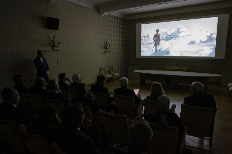 Il Presidente Sergio Mattarella alla presentazione del prodotto editoriale del video “L’Infinito” di Giacomo Leopardi

