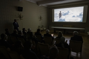 Il Presidente Sergio Mattarella alla presentazione del prodotto editoriale del video “L’Infinito” di Giacomo Leopardi
