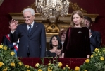 Mattarella assiste alla rappresentazione della “Turandot” di Giacomo Puccini