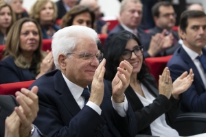 Il Presidente Sergio Mattarella in occasione giornata di apertura del 7° corsoconcorso per la formazione e il reclutamento di 123 dirigenti di Amministrazioni centrali dello Stato.

