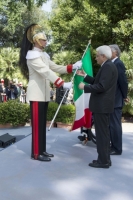 Il Presidente Sergio Mattarella in occasione della cerimonia di consegna 
