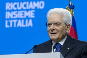 Il Presidente Sergio Mattarella in occasione della cerimonia di inaugurazione di “Padova Capitale europea del Volontariato 2020”
