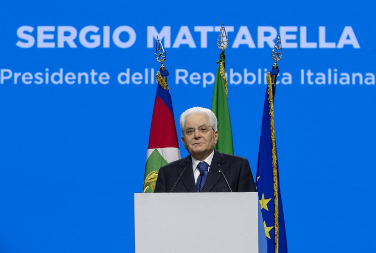 Il Presidente Sergio Mattarella in occasione della cerimonia di inaugurazione di “Padova Capitale europea del Volontariato 2020”