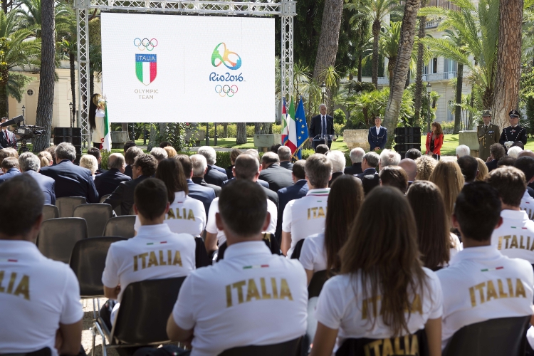 Il Presidente Sergio Mattarella in occasione della cerimonia 