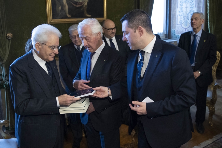 Il Presidente Sergio Mattarella al Quirinale incontra una delegazione delle associazioni di esuli, giulianodalmati e istriani, in occasione del concerto celebrativo del "Giorno del Ricordo"
