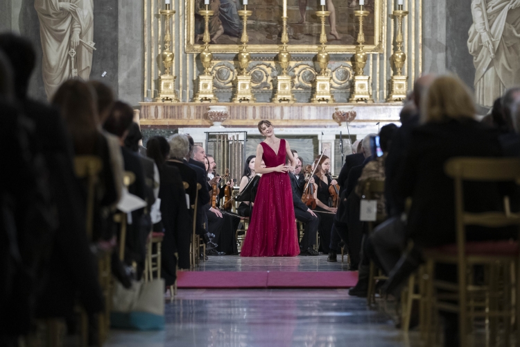 Il Presidente Sergio Mattarella al concerto celebrativo del "Giorno del Ricordo" alla Cappella Paolina del Quirinale
