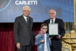 Cerimonia di consegna delle onorificenze OMRI conferite “motu proprio” dal Presidente della Repubblica a cittadini distintisi per atti di eroismo e impegno civile