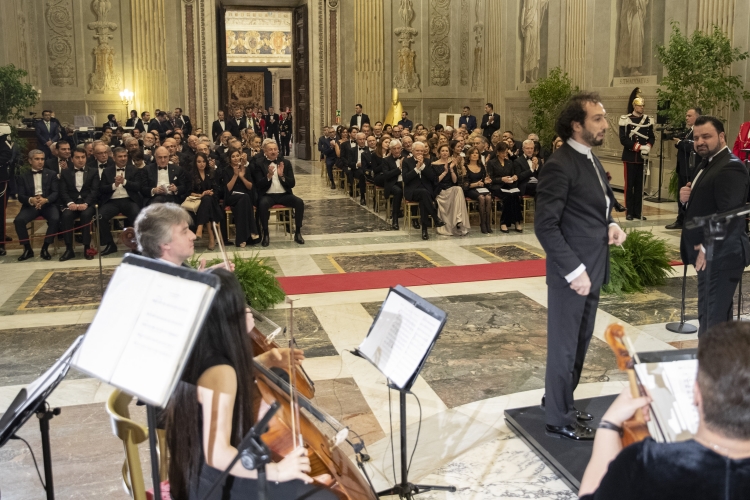Il Presidente Sergio Mattarella con il Presidente della Repubblica dell’Azerbaigian, S.E. il Signor Ilham Aliyev, in visita di Stato 