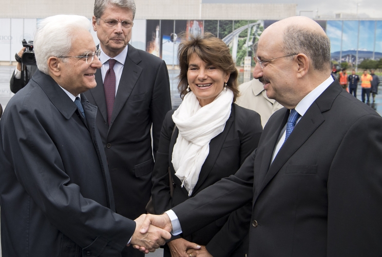 Il Presidente Sergio Mattarella al suo arrivo a Città del Messico
