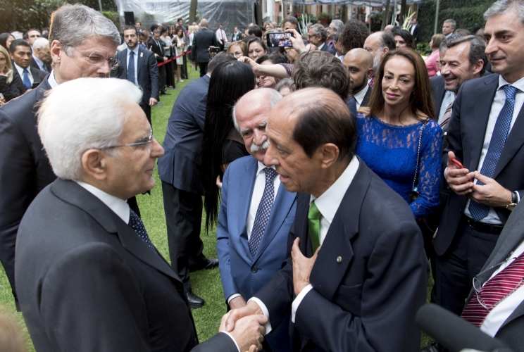 Il Presidente Sergio Mattarella incontra la comunità italiana