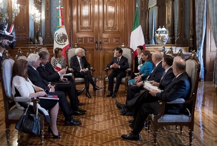 Il Presidente della Repubblica Italiana Sergio Mattarella 