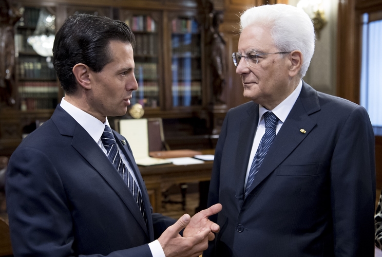 Il Presidente della Repubblica Italiana Sergio Mattarella 
