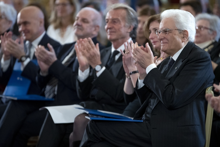 Il Presidente Sergio Mattarella nel corso dell'incontro per il 30° anniversario della Fondazione Telethon, in occasione della Giornata Mondiale delle malattie rare